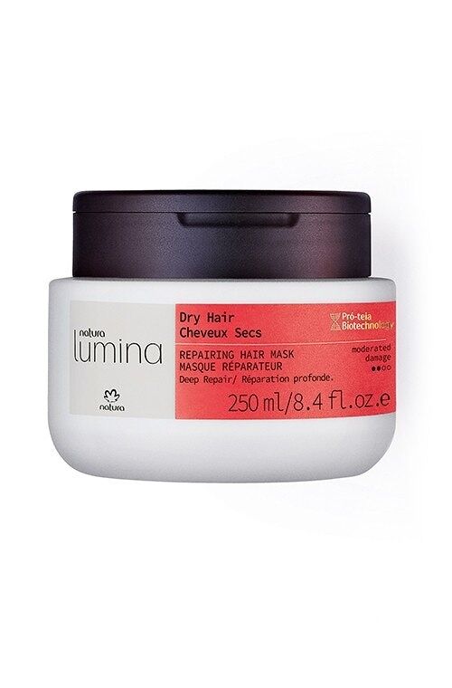 Masque reparateur cheveux secs - lumina - 250ml