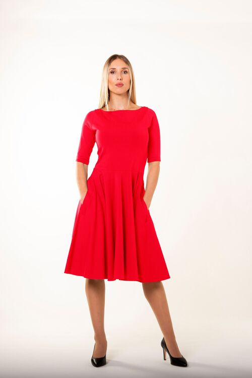 Vestido Carlota - Rojo