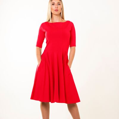 Carlota Dress - Red