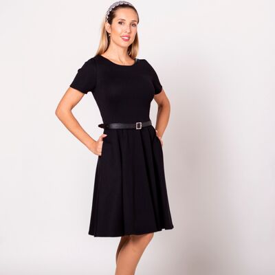 Kleid Miriam - Navy - Französisch