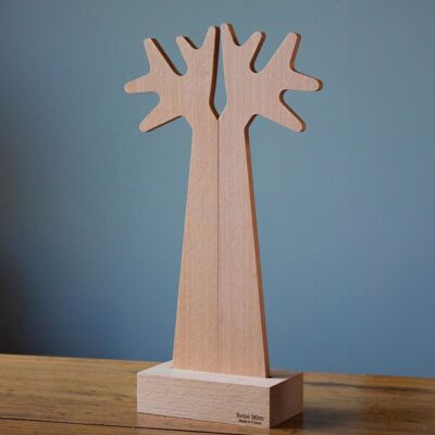 Salad servers (made in France) in beech wood - Du Bout des Branches