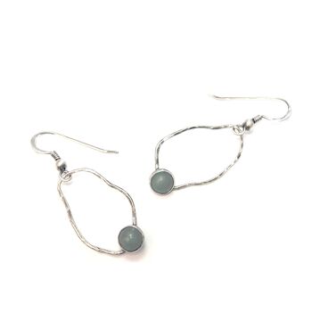 Ethnic Amazonite Silver 925 Earrings 2