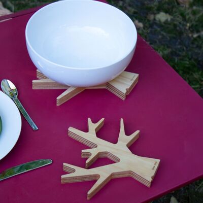 Trivet (made in France) in beech wood - L'Arbre - small model