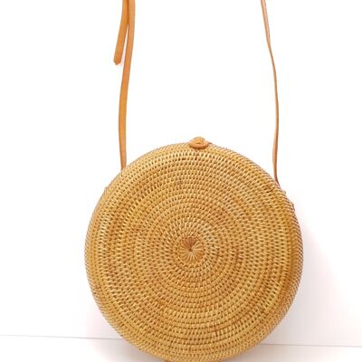 Klassische gebogene Bali-Tasche 25 cm