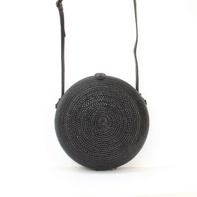 Sac Bali incurvé noir 25 cm