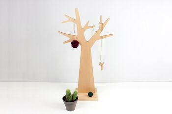 l'Arbre à Bijoux - (made in France) en bois de Hêtre - Moyen modèle 1