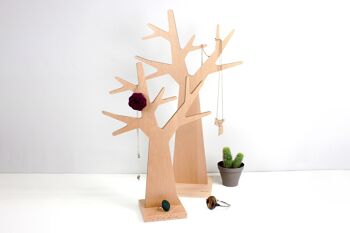 l'Arbre à Bijoux - (made in France) en bois de Hêtre - Moyen modèle 2