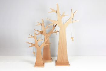 l'Arbre à Bijoux - (made in France) en bois de Hêtre - Moyen modèle 3