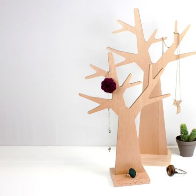 the Jewelry Tree (made in France) in Beech wood - Large model