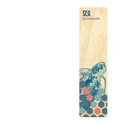 Sea bookmarks - (made in France) in Birch wood
