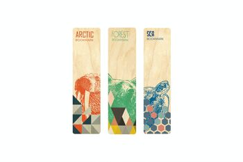 Marque-pages Arctic - (made in France) en bois de Bouleau 2