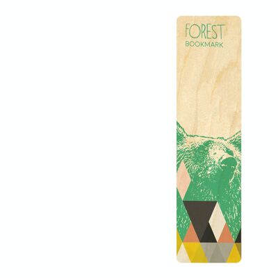 Forest bookmarks - (made in France) in Birch wood