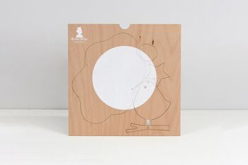 Mobile - L'Oiseau et le Nuage (made in France) en bois de hêtre 1