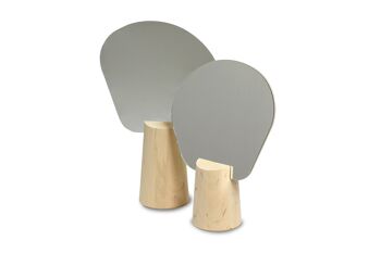 Miroir sur pied - Ping Pong - petit modèle - (made in France) en bois d'Aulne 4