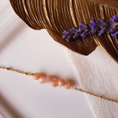 ORANGE MOONSTONE BRACELET - GEORGE