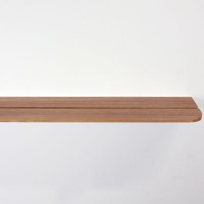 Shelf - Sillon - (made in France) in varnished solid oak wood - large model