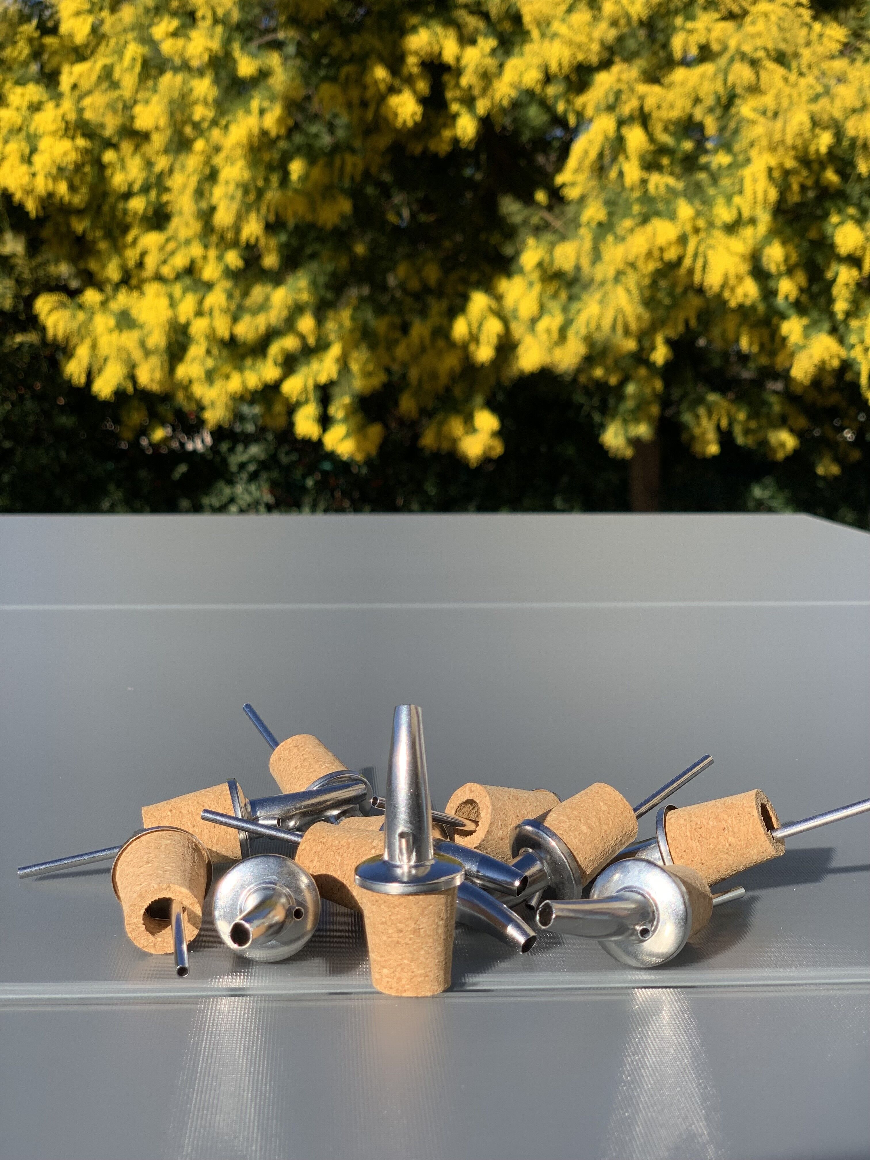 Beccuccio in acciaio inox per bottiglia