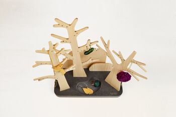 Porte bijoux - Brocéliande - (made in France) en bois de Hêtre et médium teinté 5