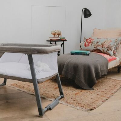 Vitae Classic – ONNA – Mini-Klappbett in Beige, ideal für Reisen oder Zuhause – 0 bis 6 Monate
