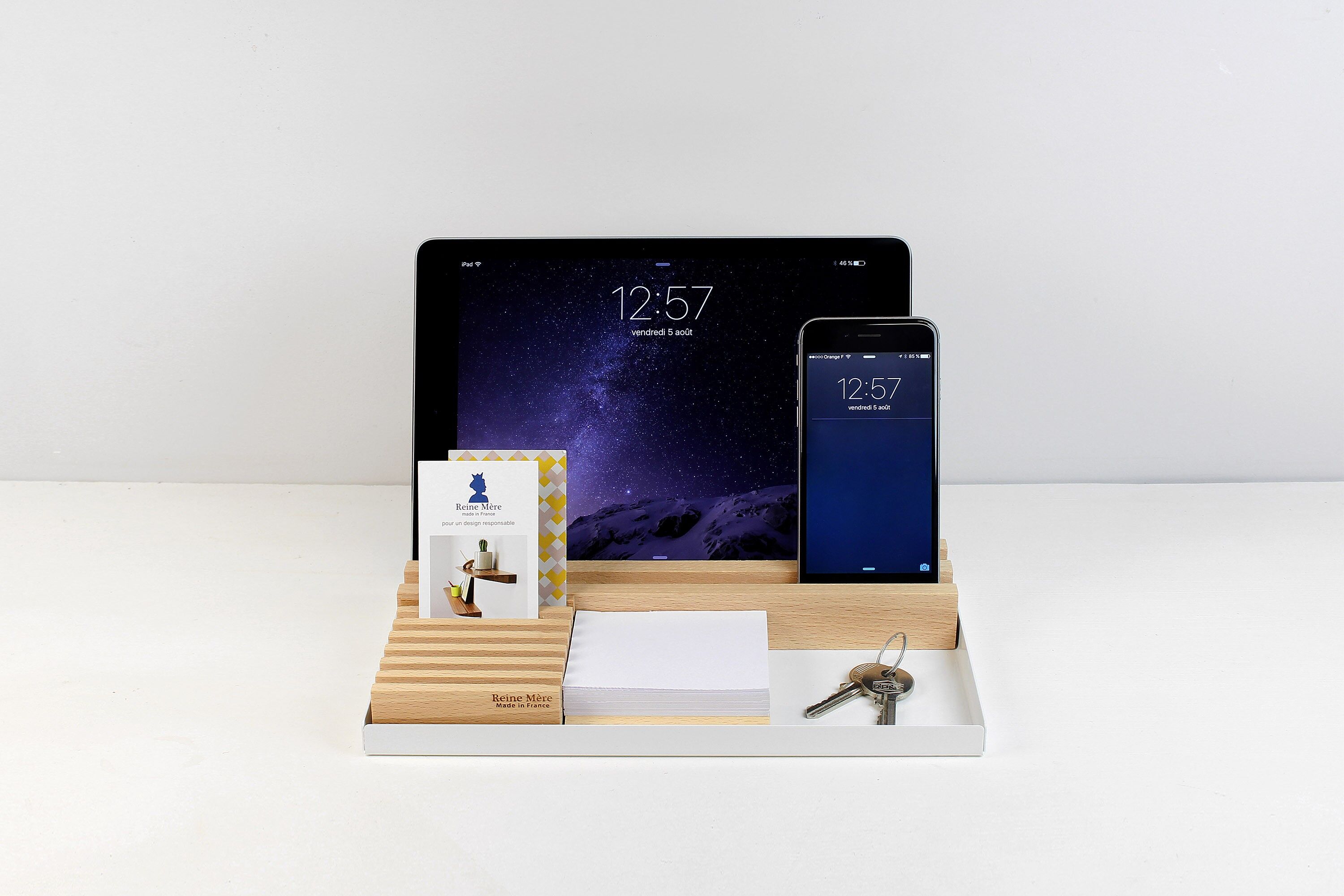 Organizer - Busy - (made in France) in legno massello di faggio