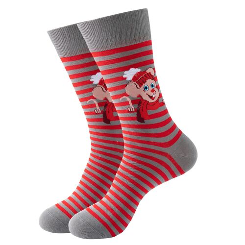 Christmas socks "Christmas mouse"