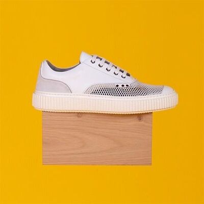 zapatillas MEAKER malla blanca