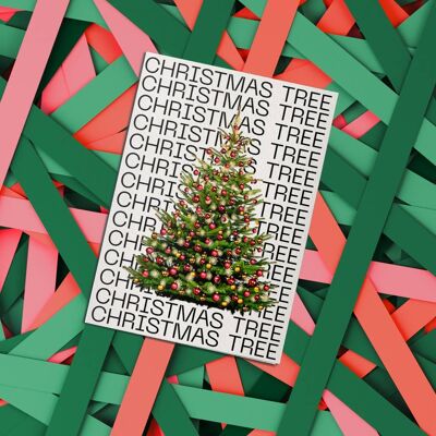 Christmas Tree Funny Christmas Card | Holiday Card | Text