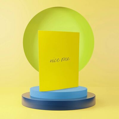 Nice One Greeting Card | Minimalist Card | Congratulations