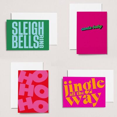 Festive Brights - Greeting Card Pack