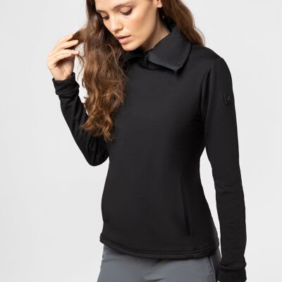 Chaqueta Climber de Lana Mujer - Negro