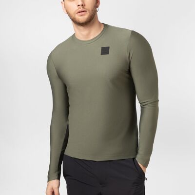 Wide Hik T Shirt manches longues Homme - green-mountain