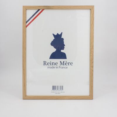 Cadre photo - Versant A3 - (made in France) en bois de Chêne et vitre en acrylique anti UV