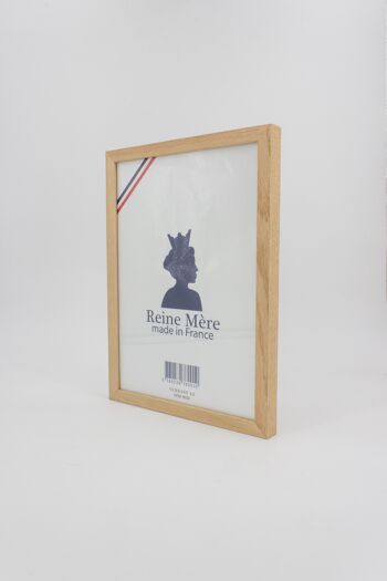 Cadre photo - Versant A4 - (made in France) en bois de Chêne et vitre en acrylique anti UV 2