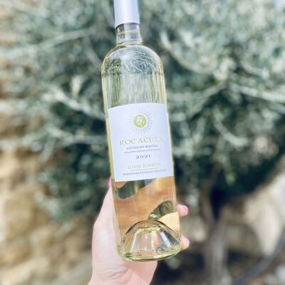 "Roc'Acuta Blanc" 2021 Côtes du Rhône Blanc Vin Bio / Organic Wine
