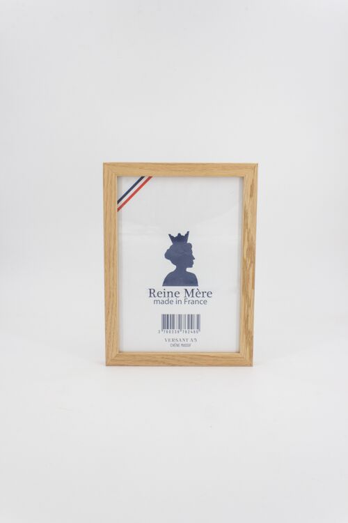 Cadre photo - Versant A5 - (made in France) en bois de Chêne et vitre en acrylique anti UV