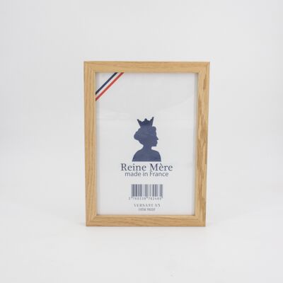 Photo frame - Versant A5 - (made in France) in Oak wood and anti-UV acrylic window