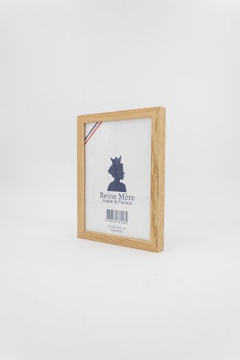Cadre photo - Versant A5 - (made in France) en bois de Chêne et vitre en acrylique anti UV 2