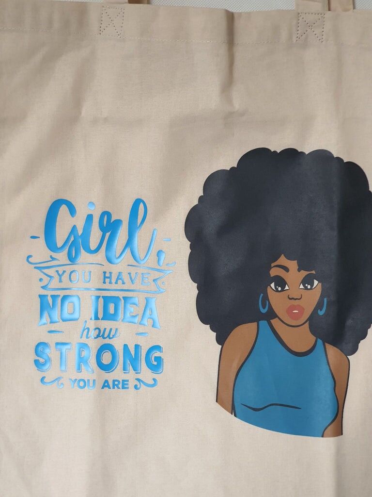 Du hast keine Ahnung, wie stark du bist Einkaufstasche, Motivationstaschen