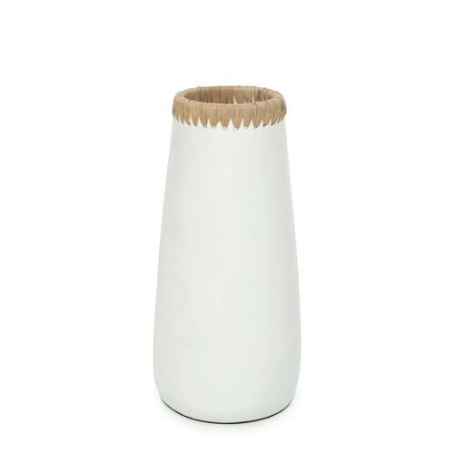 The Sneaky Vase - White Natural - L