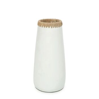 Le Vase Sneaky - Blanc Naturel - L 1