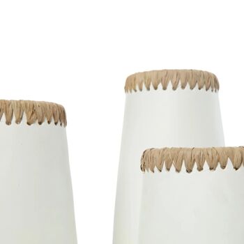 Le Vase Sneaky - Blanc Naturel - L 3