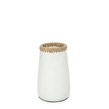 Le Vase Sneaky - Blanc Naturel - S 1