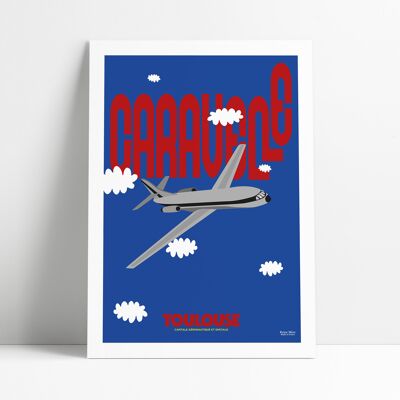 Póster A3 La Caravelle (hecho en Francia)