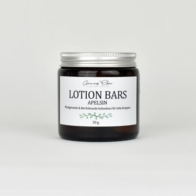 Lotion bars - Apelsin - (5g x 10st i burk)