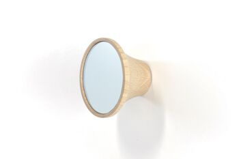 Patère - Clairon Bleu Arctic - (made in France) en bois de Hêtre massif 1