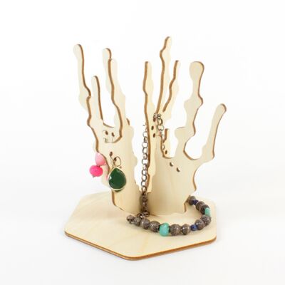 Jewelry holder - Alga - (made in France) in Birch wood