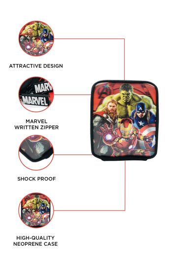 Mini étui pour iPad lenticulaire Marvel AOU 2