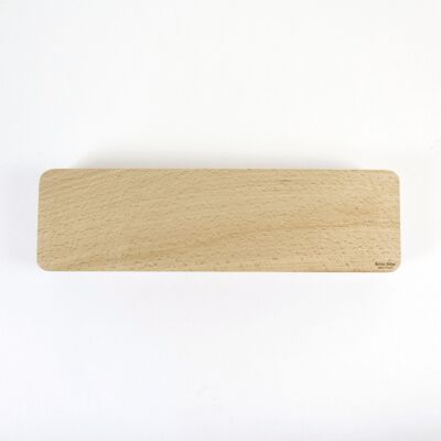 Wall-mounted key ring - Newton XL - (made in France) in varnished solid beech wood