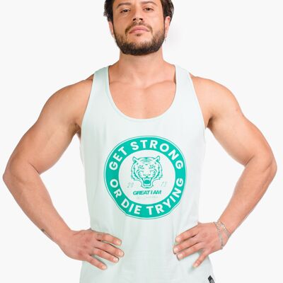 Camiseta de Tirantes Get Strong Verde