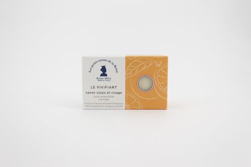 Savon - Le vivifiant - Huile essentielle d'Orange - (made in France) 100% naturel